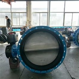 DN500软密封脱硫电动法兰蝶阀