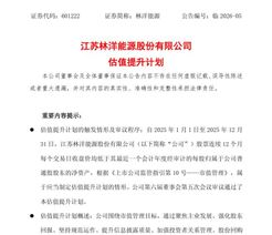 江苏林洋能源发布估值提升计划