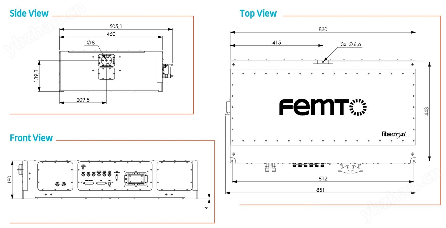 Fibercryst工業(yè)級(jí)高功率光纖飛秒激光器FEMTO 30