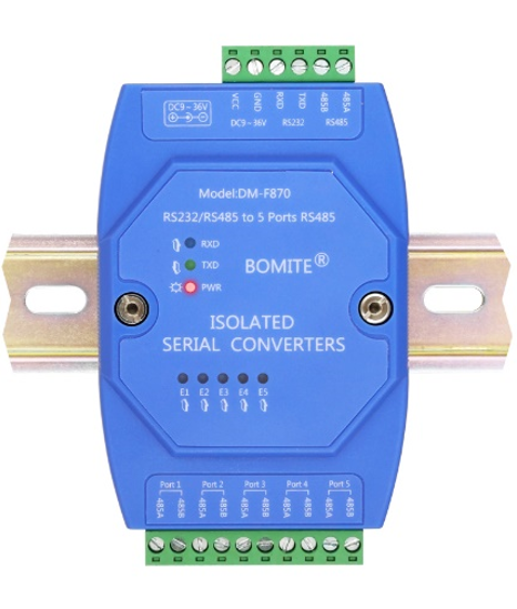 Optoelectronic isolation 485 converter