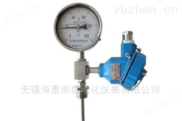 帶熱電阻遠傳雙金屬溫度計-熱電阻溫度計 WSSP-411