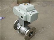 电动三片式平台螺纹球阀